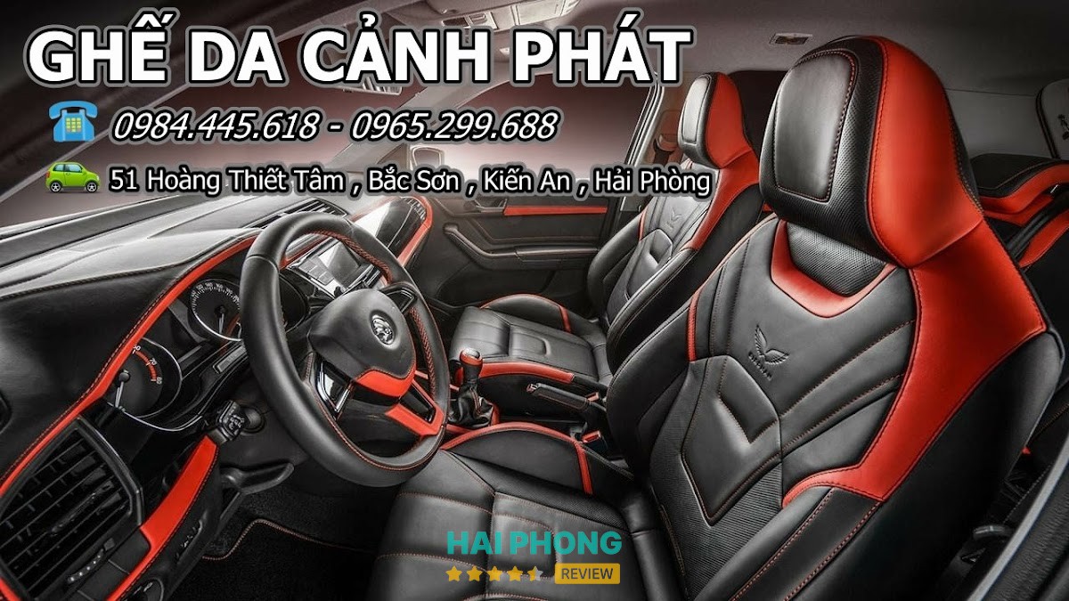 GHẾ DA CẢNH PHÁT – góc thi công 2