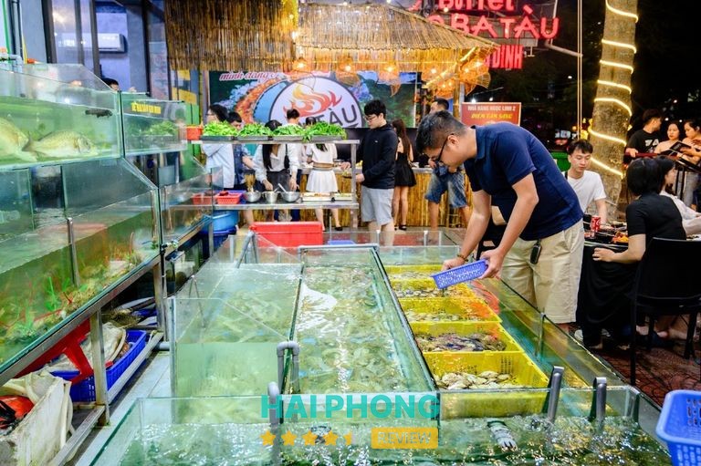 Buffet ỐC BA TÀU CS1 Hải Phòng