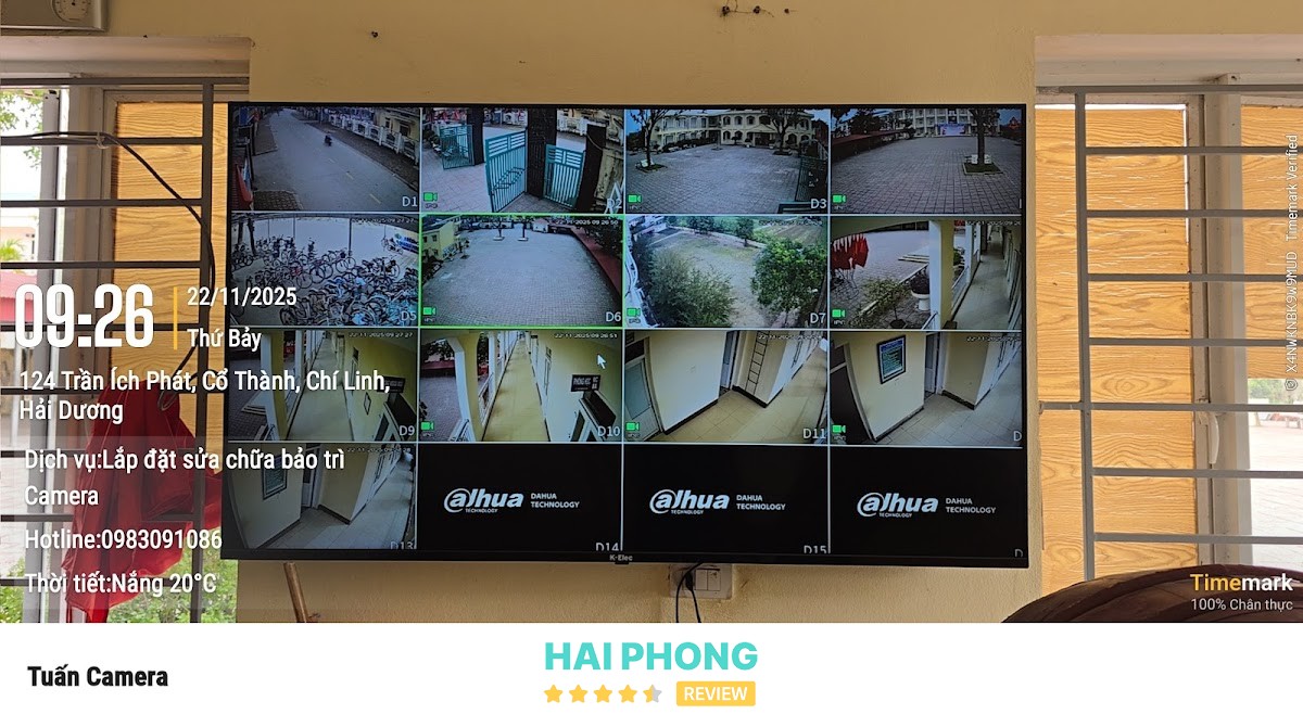 Lắp Đặt Hệ Thống Camera An Ninh Hải Phòng