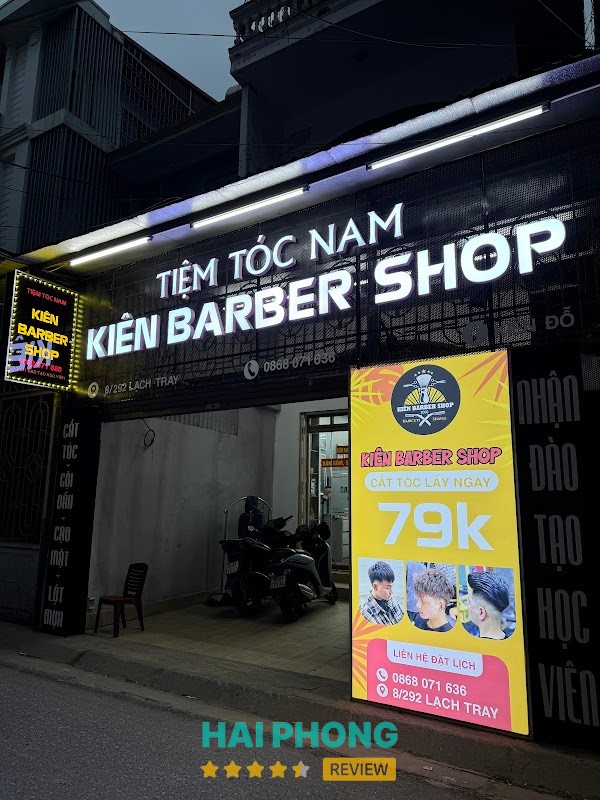 Tiệm Tóc Nam - Kiên BarBer Shop Lê Chân