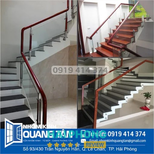 Hạng mục kính được thi công tại Hải Phòng