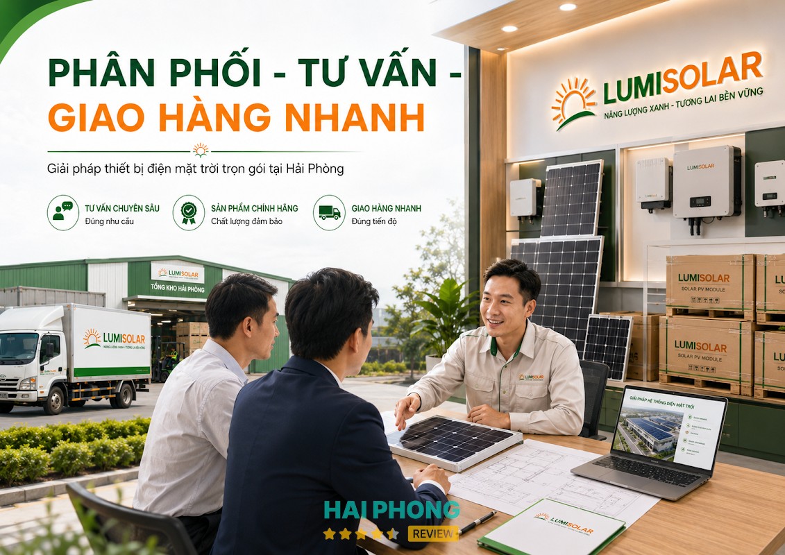 Điện năng lượng mặt trời Hải Phòng Lumisolar