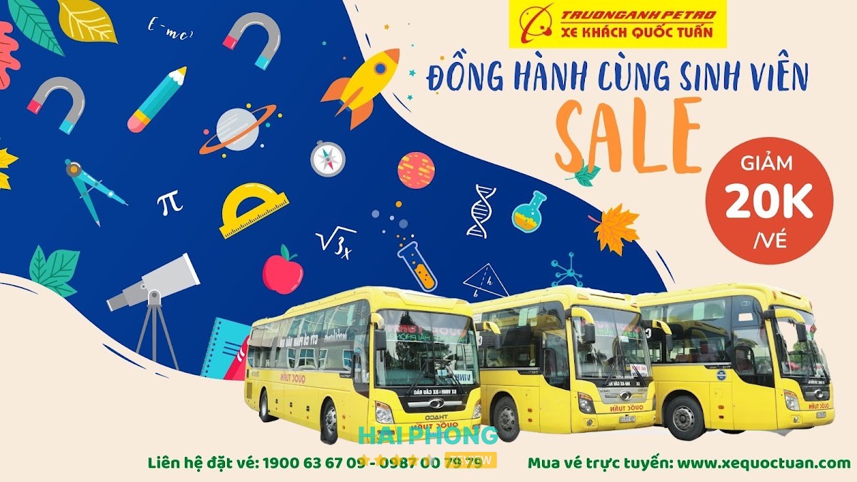 Xe khách Quốc Tuấn Hải Phòng