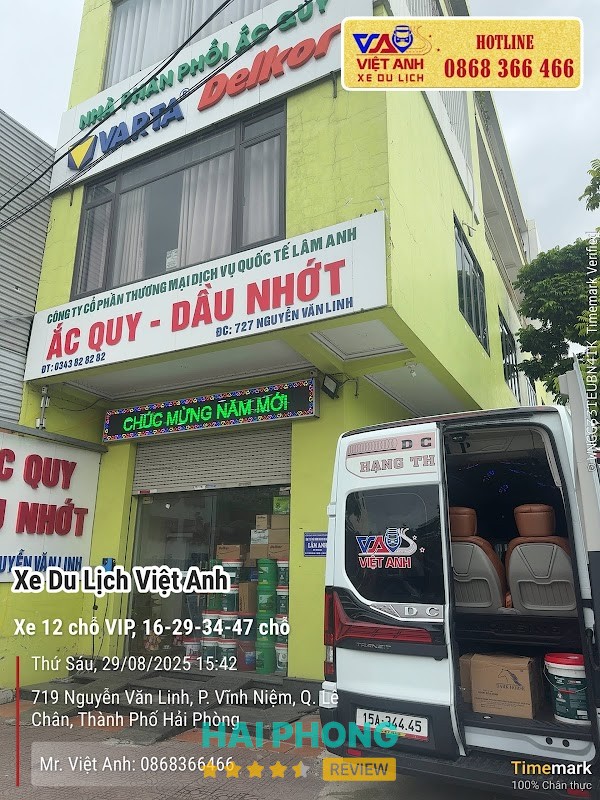 Ắc Quy Dầu Nhớt Lâm Anh Hải Phòng