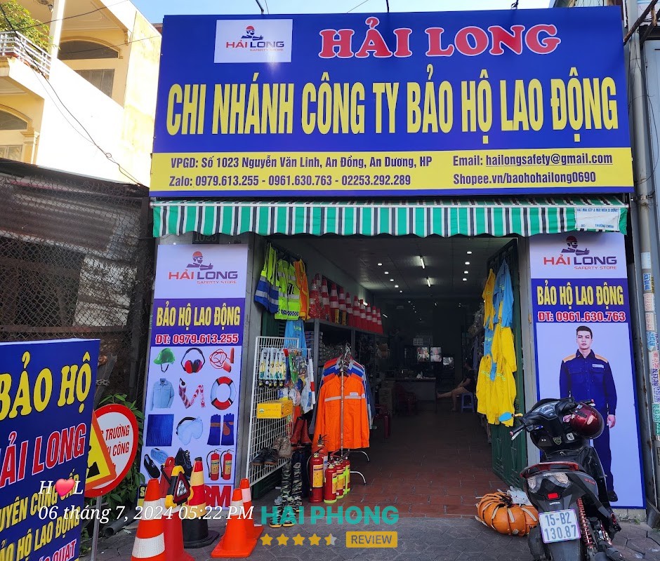 CHI NHÁNH CÔNG TY TNHH BẢO HỘ LAO ĐỘNG HẢI LONG Hải Phòng