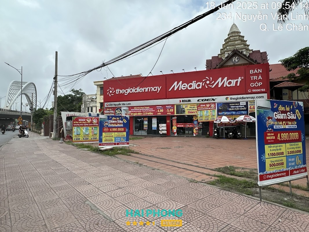 Siêu thị điện máy MediaMart Nguyễn Văn Linh Lê Chân