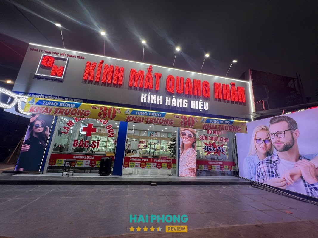 Kính Mắt Quang Nhãn – 244 Nguyễn Lương Bằng, Lê Thanh Nghị, Hải Phòng 170000, Việt Nam