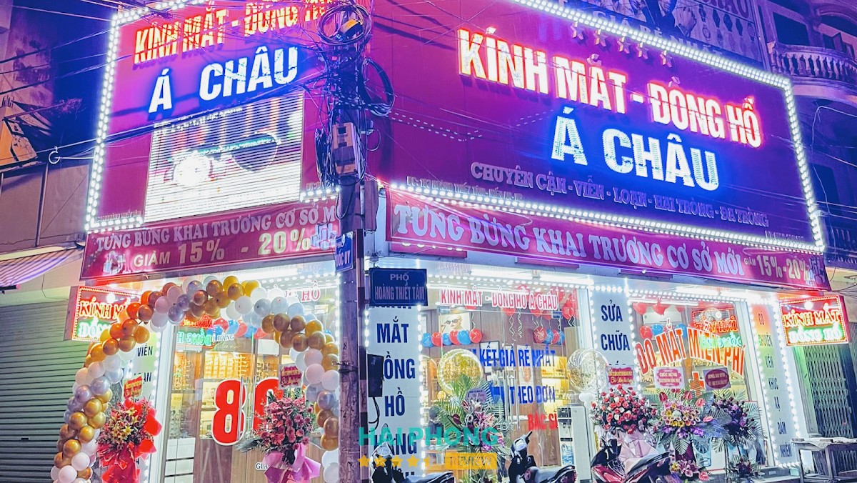 Kính Mắt - Đồng Hồ Á CHÂU Kiến An