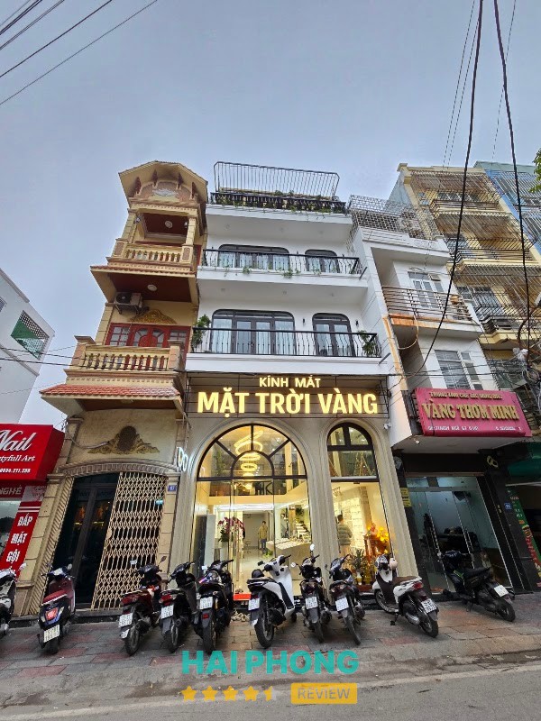 Kính Mắt Mặt Trời Vàng Lê Chân