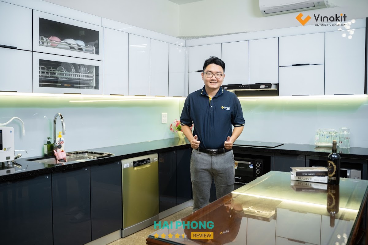 Tủ bếp inox Vinakit Hải Phòng