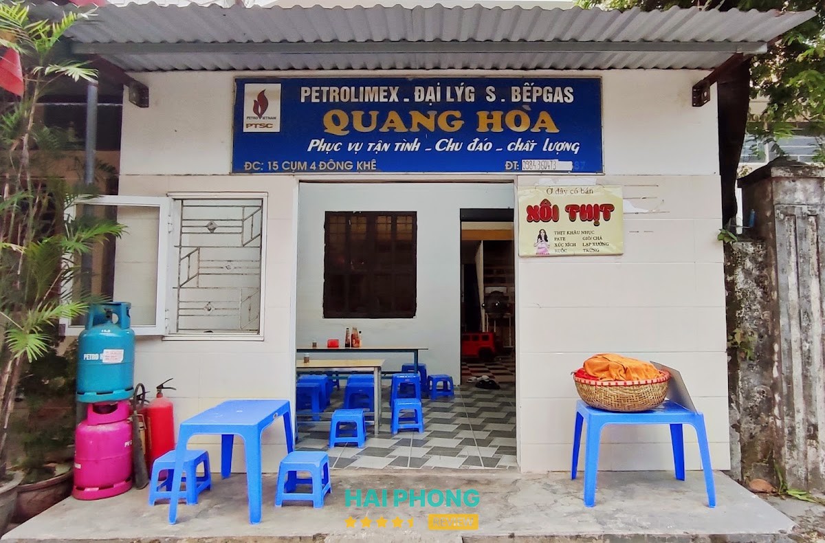 Tiệm ăn Quang Hòa - Đại Lý Gas - Bếp Gas - Nước Tinh Khiết Hải Phòng