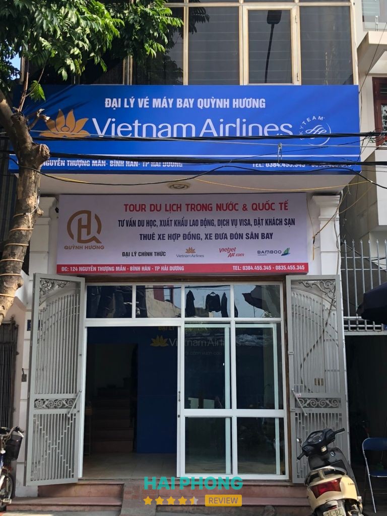 Đại lý Vé máy bay Quỳnh Hương tại khu vực Hải Dương Hải Phòng
