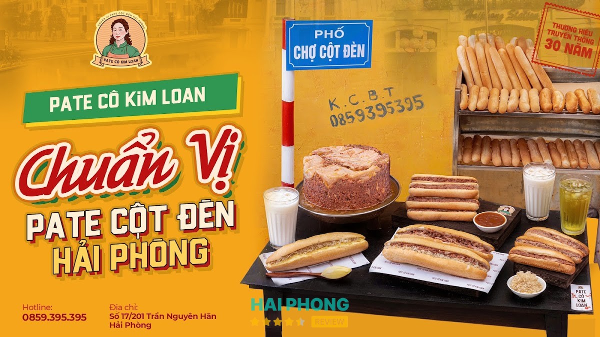 Pate đóng gói tại Cô Kim Loan