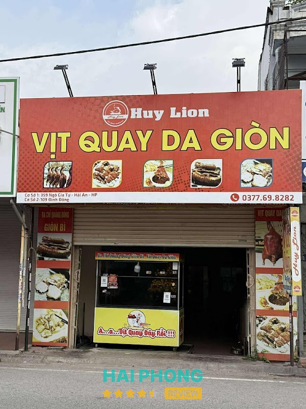 Vịt Quay Da Giòn - Huylion Cs1 - 359 Ngô Gia Tự Hải Phòng