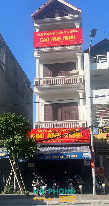 Văn phòng công chứng Cao Anh Minh Hải Phòng