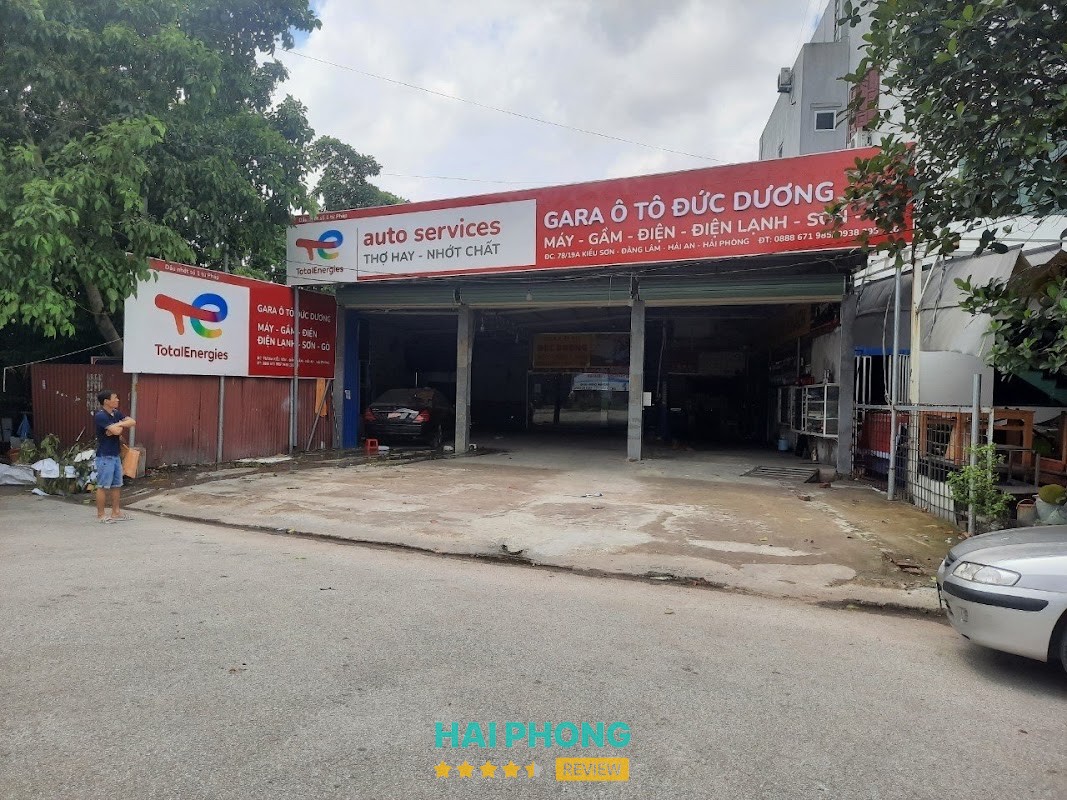 Khu vực dịch vụ tại Gara Đức Anh Hải Phòng