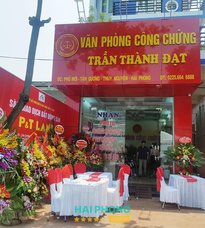 Văn phòng Công chứng Trần Thành Đạt Thủy Nguyên