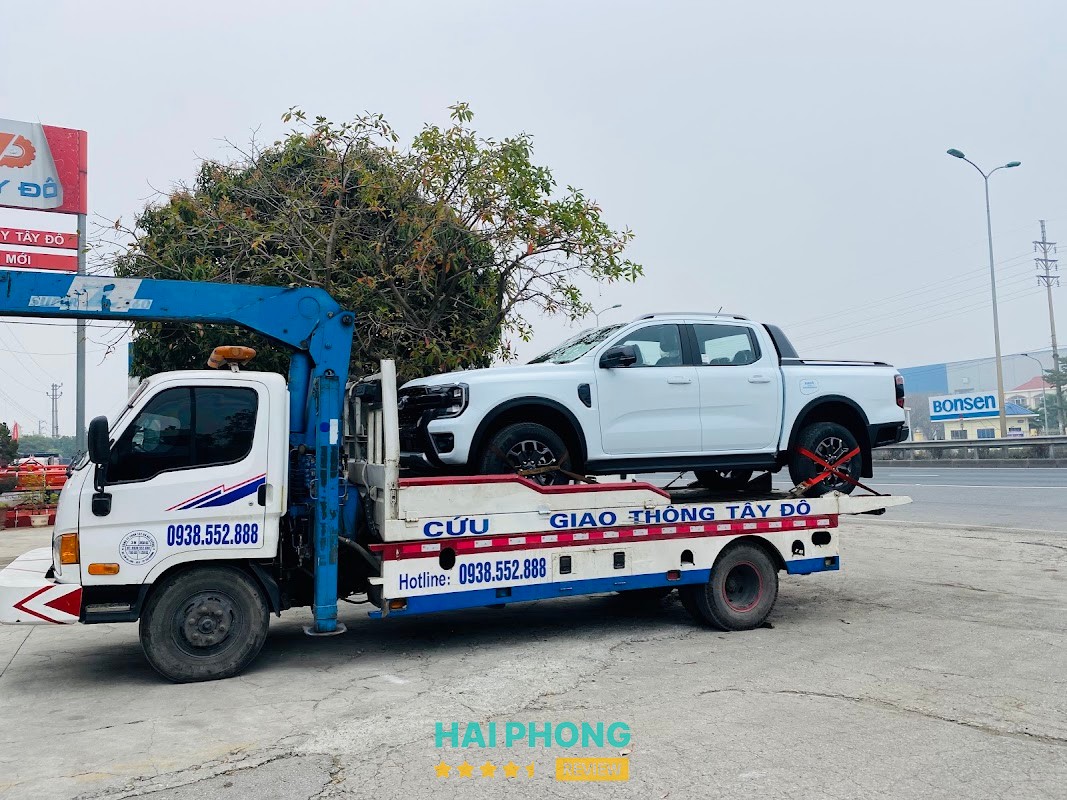 Xe hỗ trợ giao thông tại Hải Dương