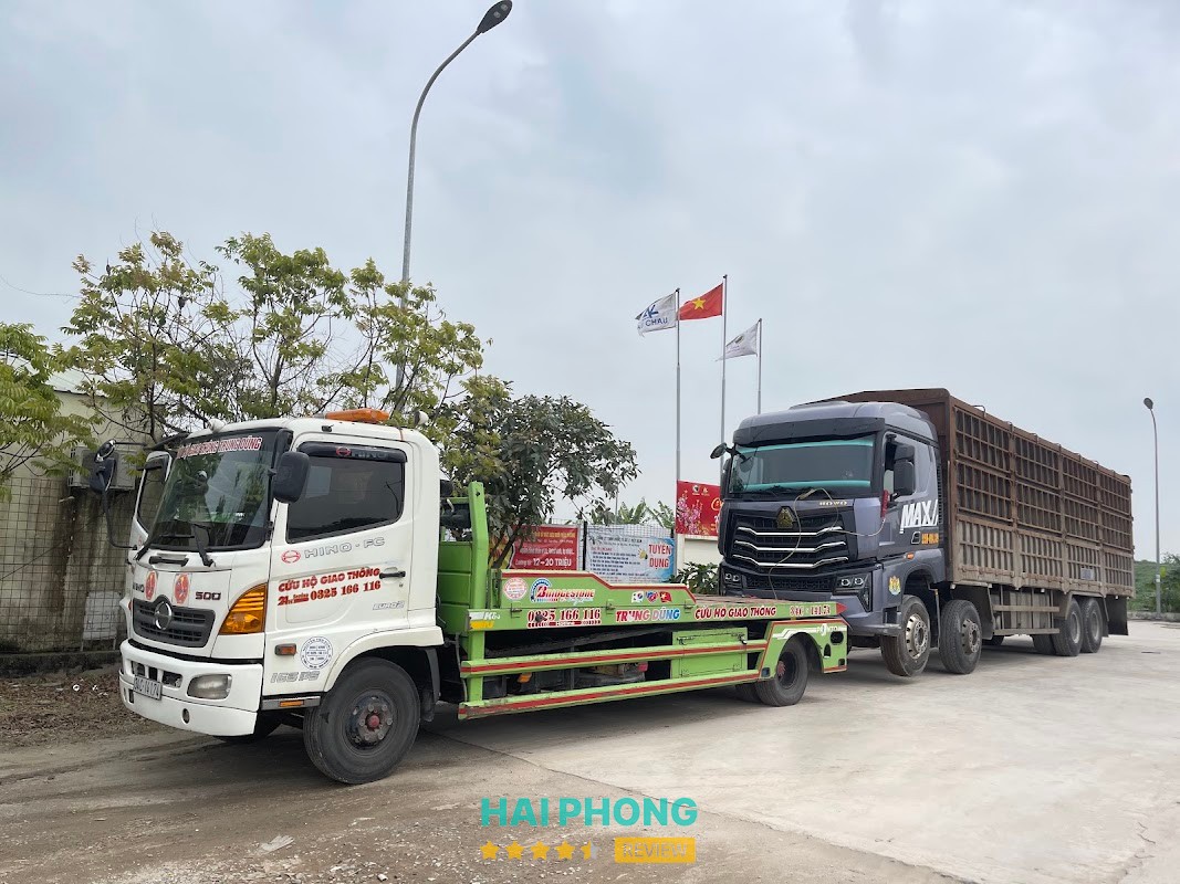 Hoạt động cẩu kéo xe tại Hải Dương