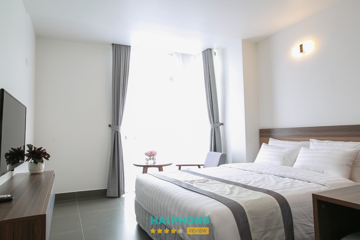 Không gian phòng nghỉ tại Punt Hotel Hải Phòng