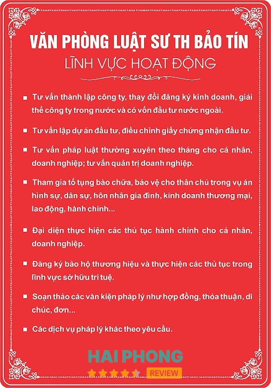 Văn phòng Luật sư Hải Dương - Bảo Tín – hình ảnh 3