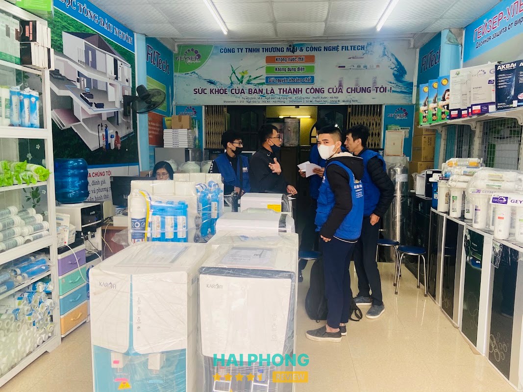 Lọc nước Hải Phòng FiltechPlus tại Hải An