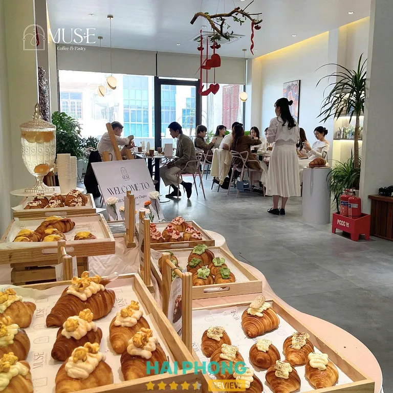 Mus:e Coffee & Pastry: 61 Trần Quang Khải, P. Hồng Bàng