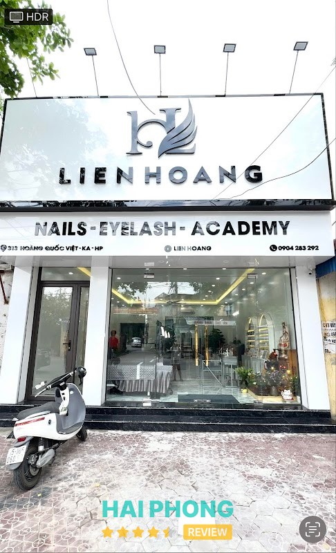 Tiệm nail mi Liên Hoàng Kiến An