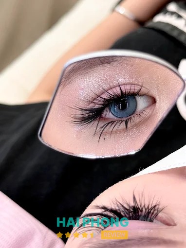 Mẫu mi được thực hiện tại Quách Mai Phương Eyelash