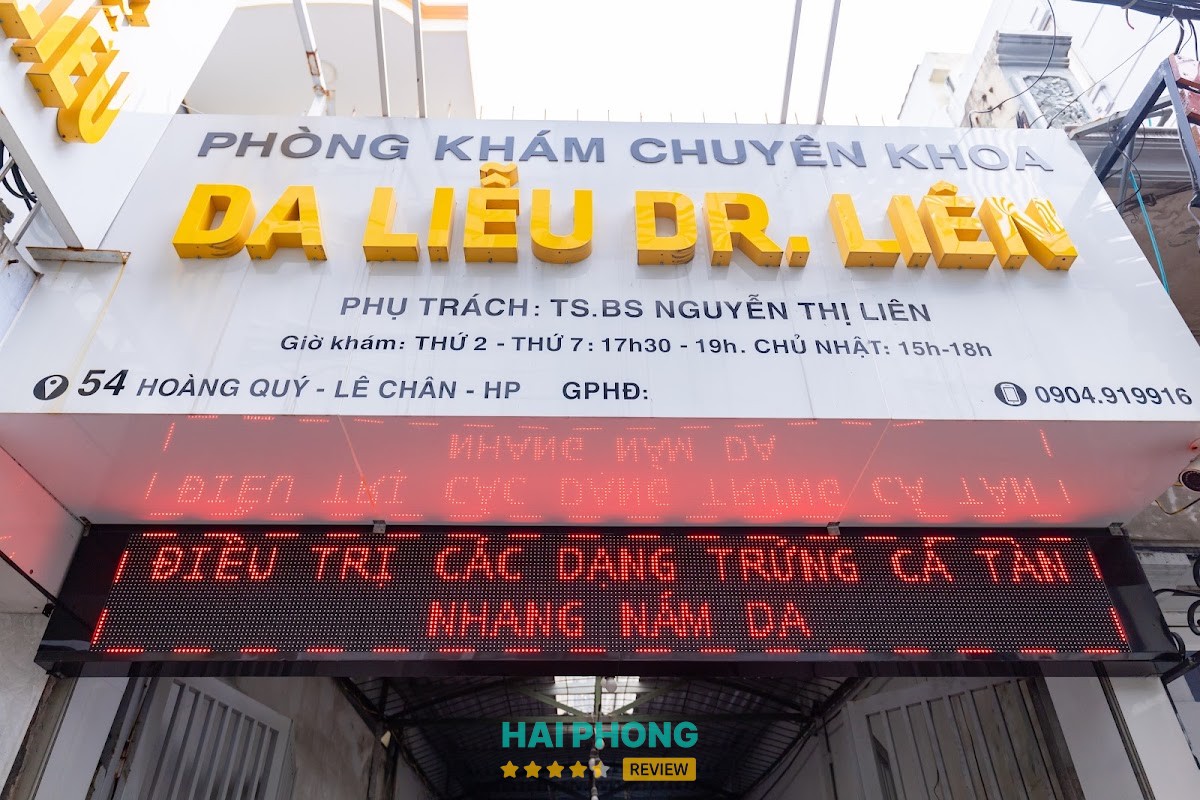 Phòng Khám Da Liễu Bác Sĩ Liên – không gian phòng khám