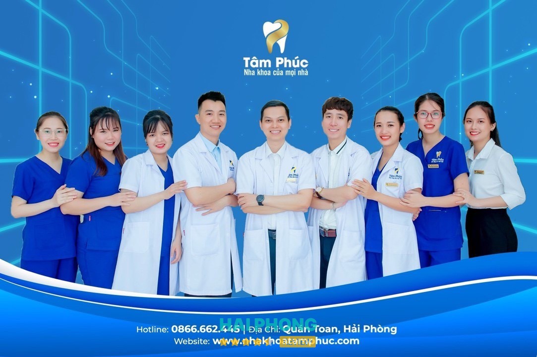 Nha khoa Tâm Phúc Quán Toan – Gần Cổng Phụ Nomura, Đ. Hùng Vương, An Dương, Hải Phòng, Việt Nam