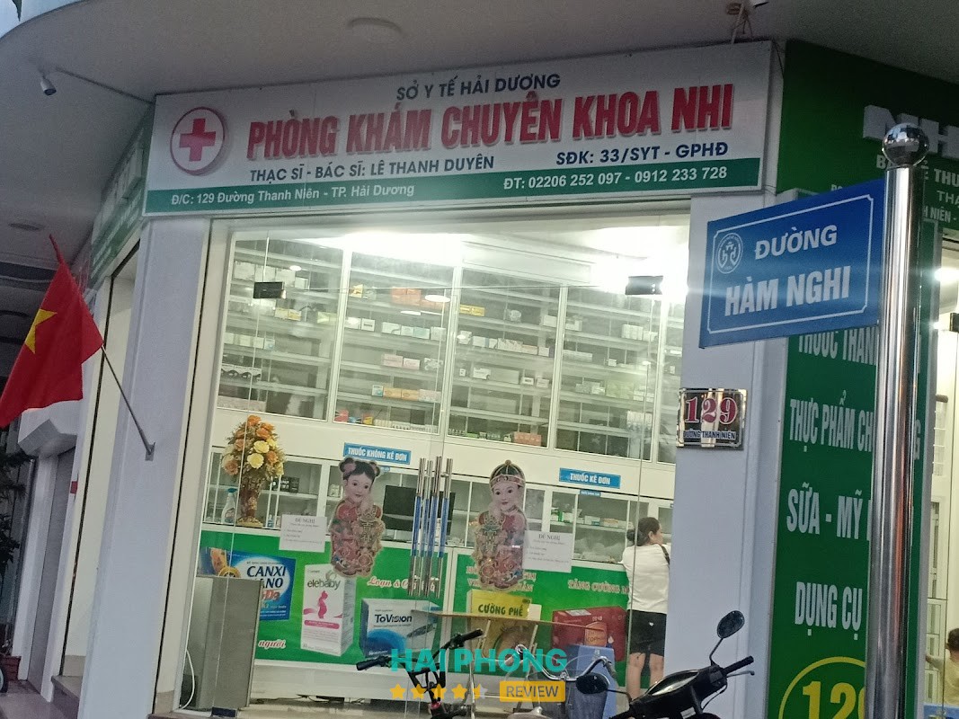 Phòng Khám Nhi - BS Lê Thanh Duyên – 129 Thanh Niên, Tân Hưng, Hải Phòng, Việt Nam