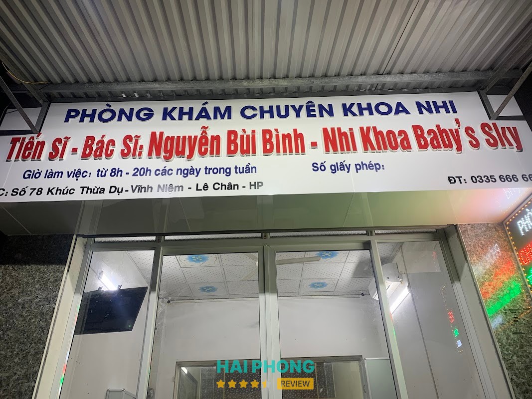 Phòng khám Nhi Baby’s Sky - Tiến sĩ Bác sĩ Nguyễn Bùi Bình – hình ảnh 2