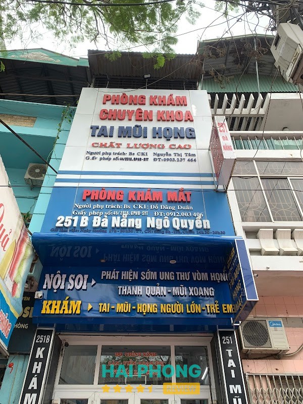 Phòng Khám Nội Soi Tai Mũi Họng - uy tín tại Hải Phòng – 251 P. Đà Nẵng, Ngô Quyền, Hải Phòng, Việt Nam