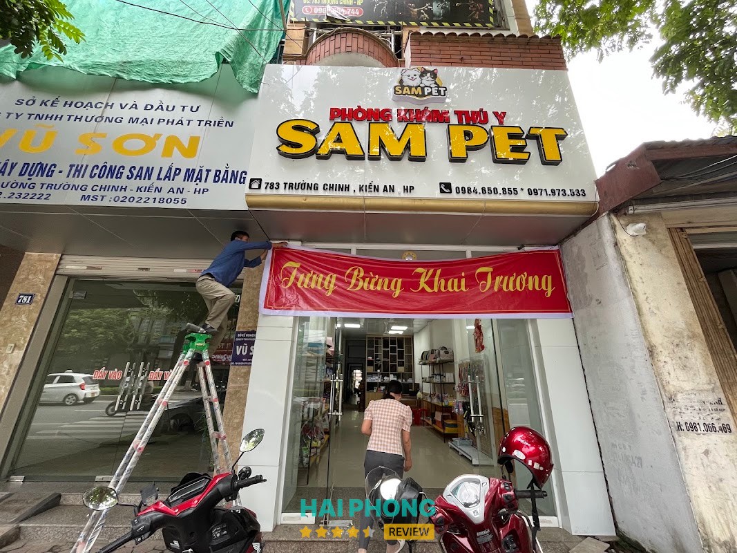 Phòng khám thú y Sam Pet tại Kiến An