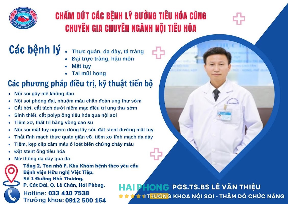 Phòng khám Nội tiêu hóa PGS.TS Lê Văn Thiệu