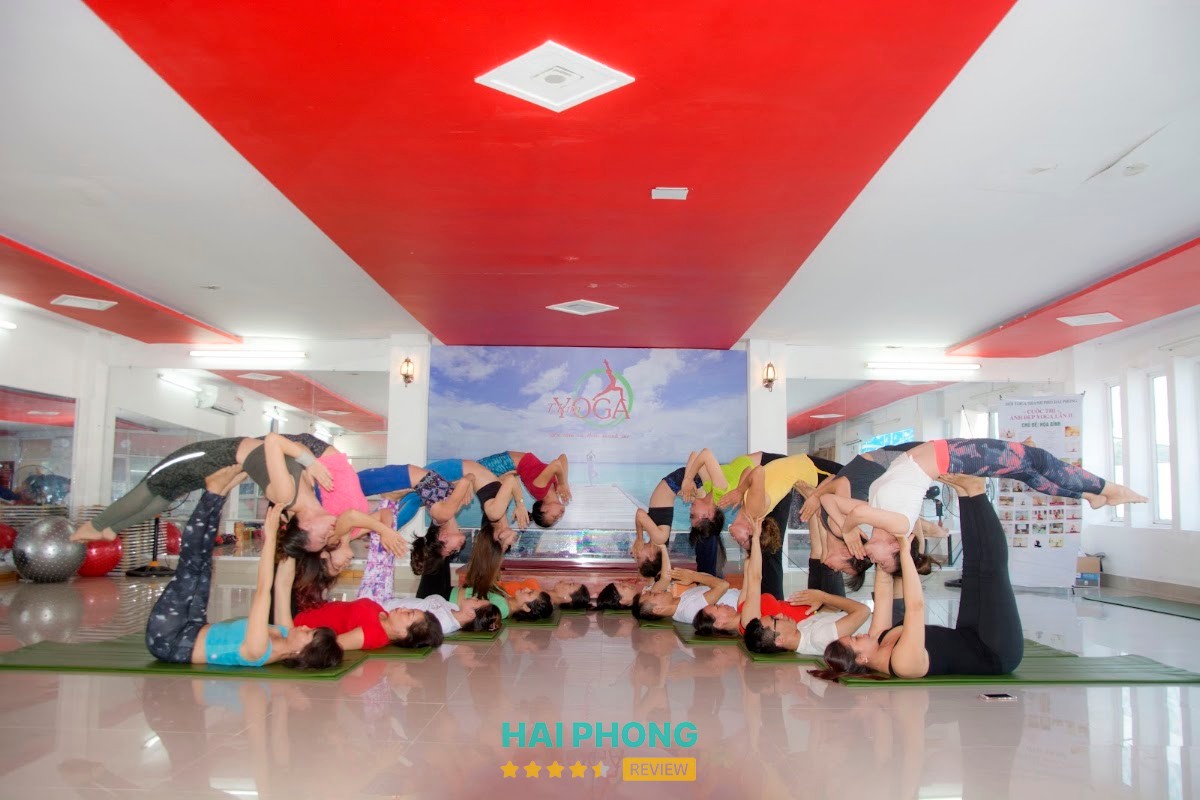 Lớp học tại T.Kim Yoga Hải Phòng