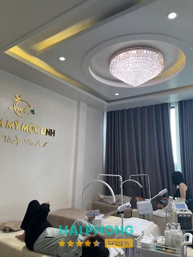 Khu vực làm đẹp tại Thẩm Mỹ Mộc Linh 1