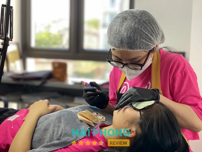 Hoạt động phun xăm tại ANHLISA