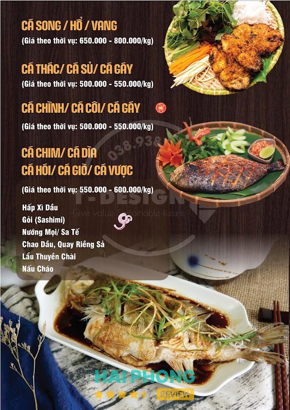 Hải sản tại Nhà Hàng Làng Chài Cát Bà