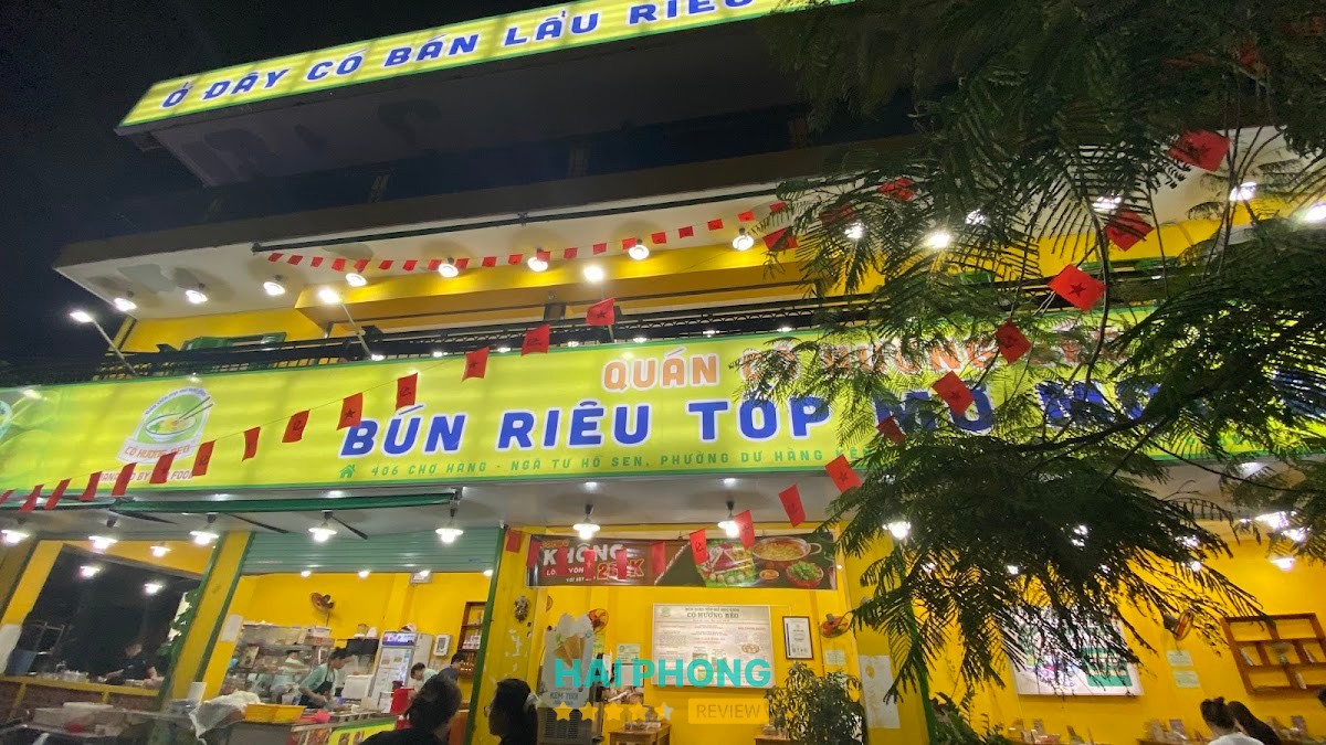 Bún Riêu Tóp Mỡ Mọc Giòn Cô Hương Béo Hồ Sen