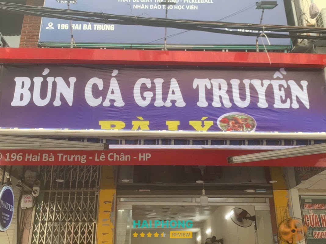 Bún Cá Gia Truyền Bà Lý Lê Chân