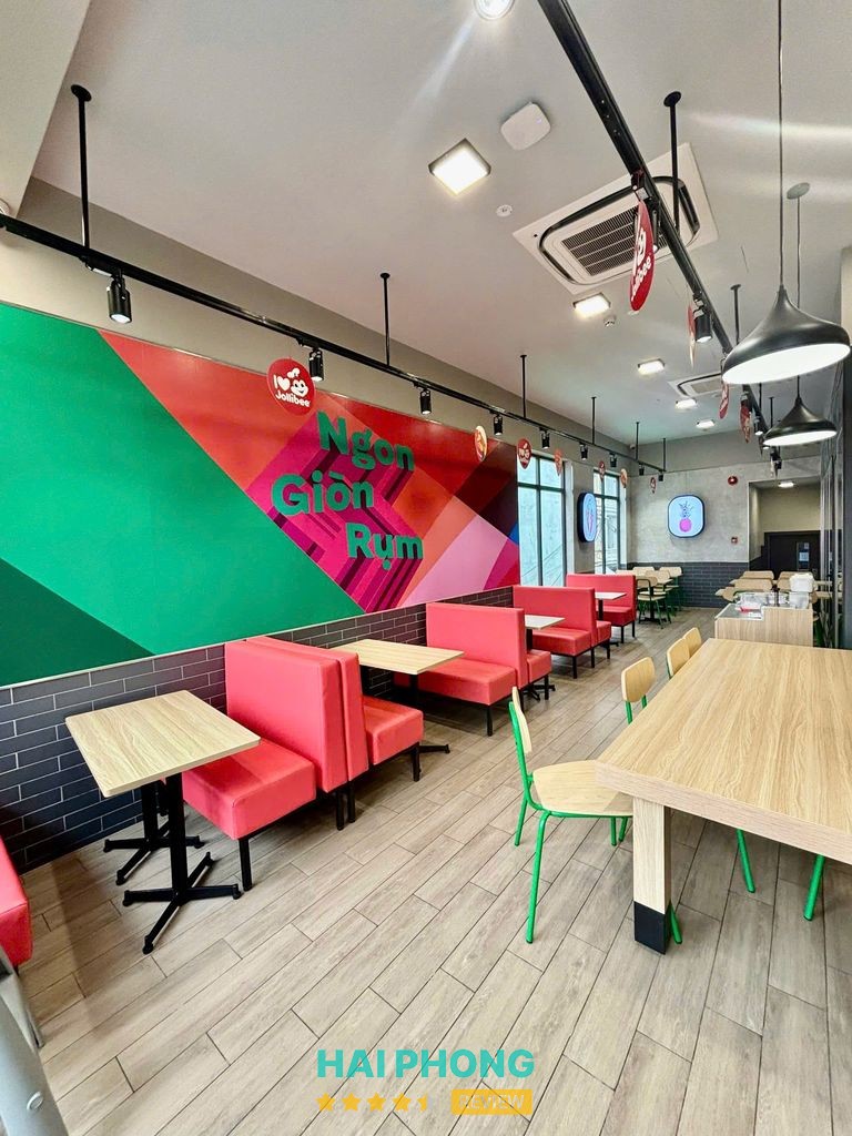 Hình ảnh thực tế Jollibee Trần Nguyên Hãn Hải Phòng