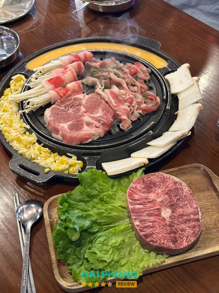 Không gian thực tế ECO KOREA BBQ Hải Phòng