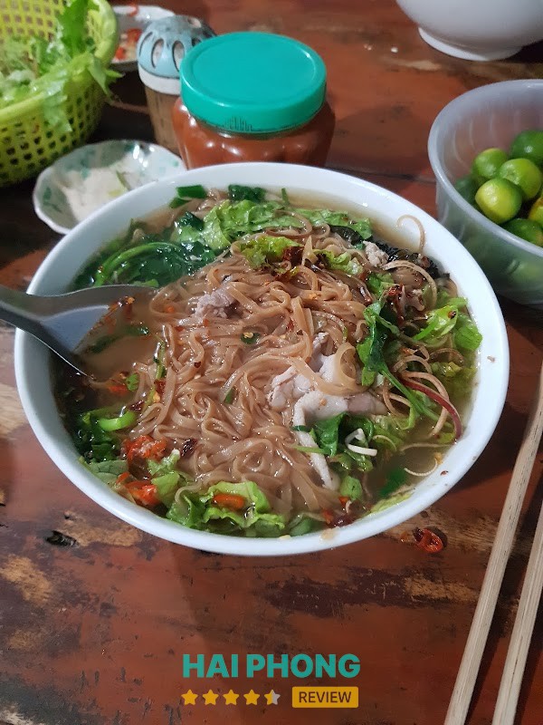 Bánh đa cua, bún chả thập cẩm tại An Dương