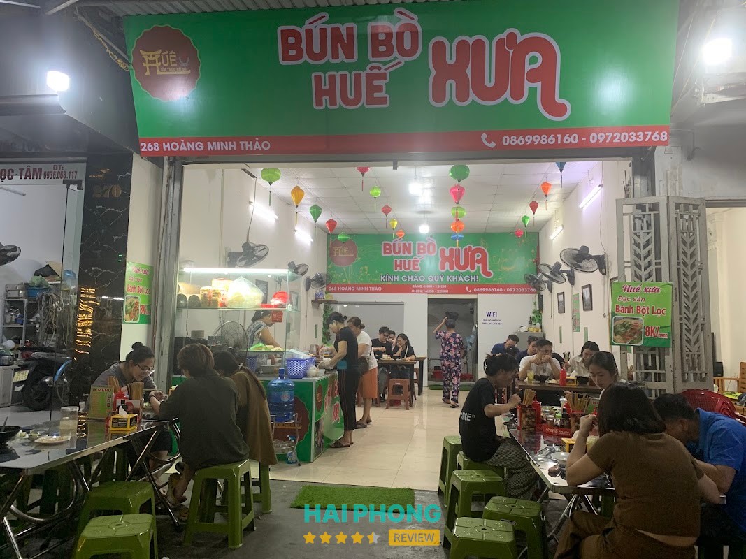 Bún Bò Huế Xưa 268 Hoàng Minh Thảo Hải Phòng