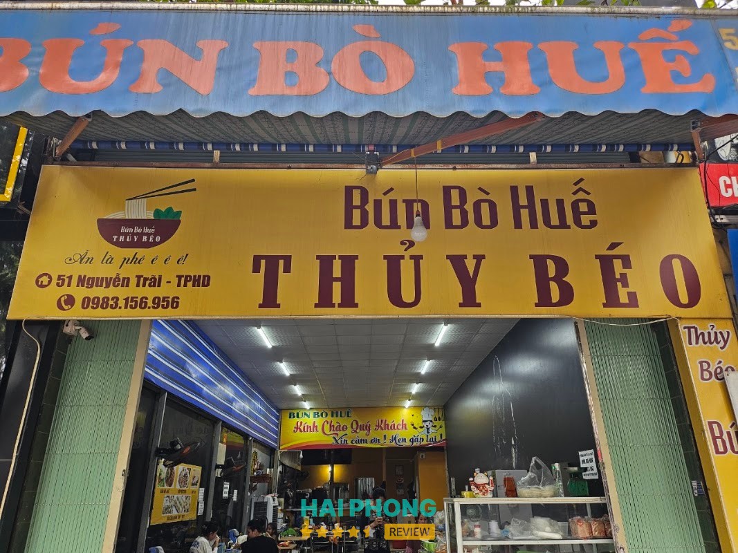 Bún Bò Huế Thủy Béo 51 Nguyễn Trãi Hải Phòng