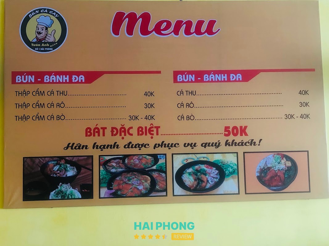 Tuấn Anh Quán Bún Cá Cay Hải Phòng hình ảnh 3