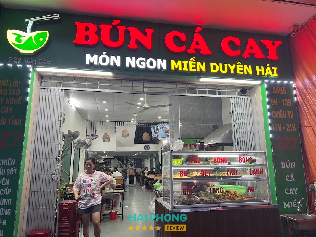Bún cá miền duyên hải Gia Viên