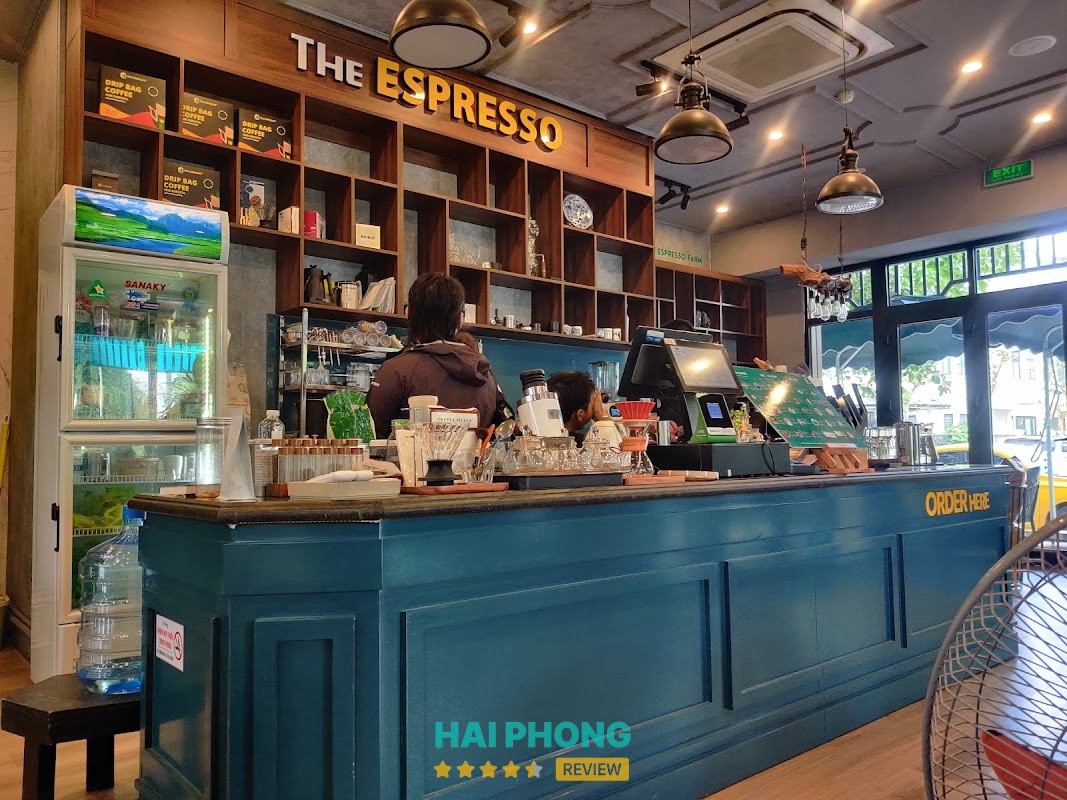 Cafe The Espresso Hải Phòng - không gian cà phê yên tĩnh